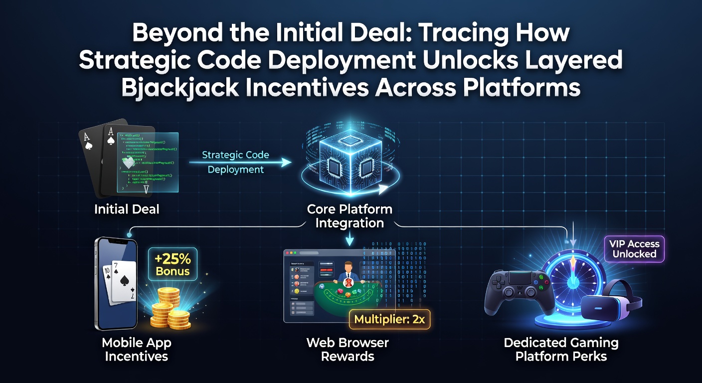 Strategic code deployment unlocking layered blackjack incentives on multiple casino platforms
