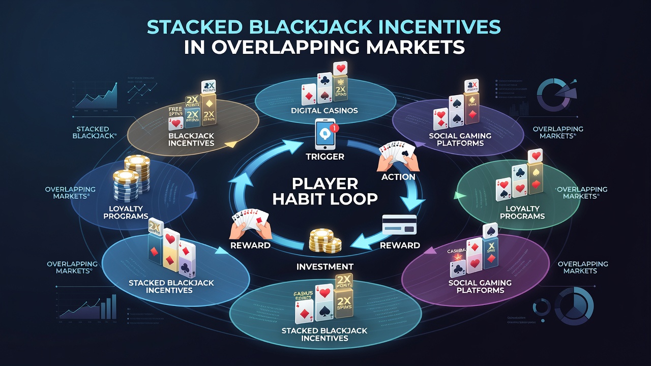 Analytics dashboards showing blackjack incentive distribution across regions